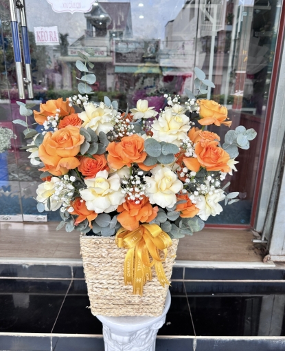 Giỏ hoa đẹp chúc mừng sinh nhật ,mừng khai trương giá rẻ  giao tận nơi