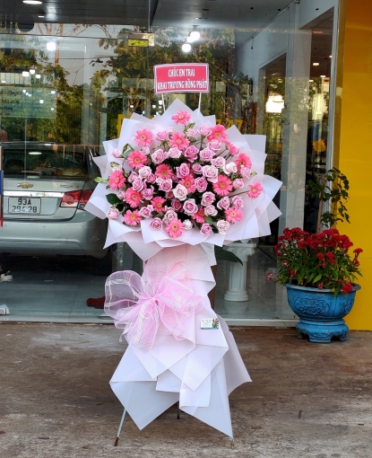 KỆ HOA KHAI TRƯƠNG - HOA TƯƠI BÌNH LONG BÌNH PHƯỚC