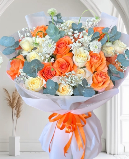 Bó hoa mãu mới đẹp giá rẻ giao tận nơi tai bình long
