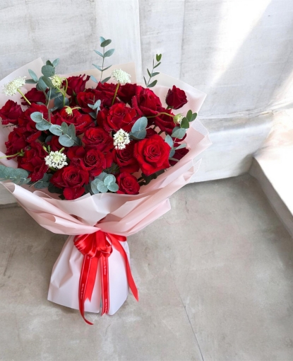 Bó hoa hồng đỏ chúc mừng sinh nhật em yêu tại bình long nhận giao tận nơi