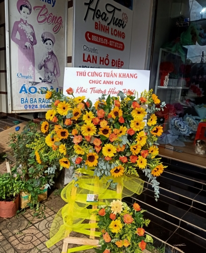 LẴNG HOA CHÚC MỪNG MỚI - MỪNG KHAI TRƯƠNG HỒNG PHÁT
