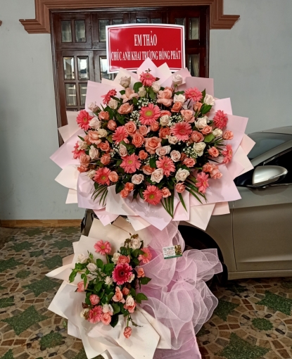 Chúc mừng khai trương - Shop Điện Hoa tươi Bình Phước