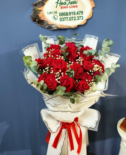 HOA BÓ - HOA HỒNG ĐỎ