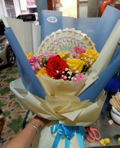 HOA TIỀN BÓ 10K