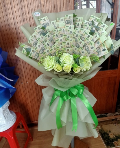 HOA TIỀN BÓ 100K