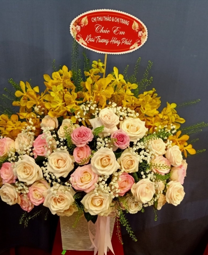HOA GIỎ CHÚC MỪNG KHAI TRƯƠNG