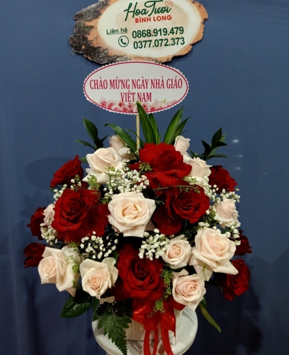 HOA HỘP CHÚC MỪNG NGÀY NHÀ GIÁO VIỆT NAM