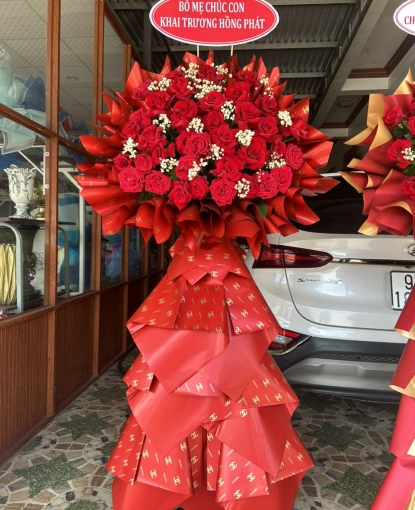 HOA CHÚC MỪNG 2024 MẪU 13